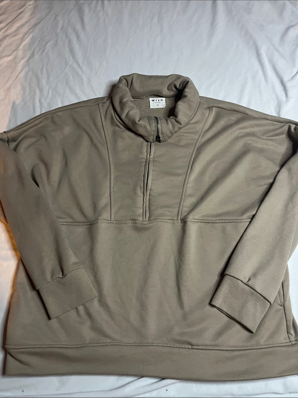 Wilo The Label 1/2 Zip Pullover Sweatshirt
